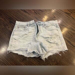 American Eagle Outfitters Light Wash Hi rise festival midi